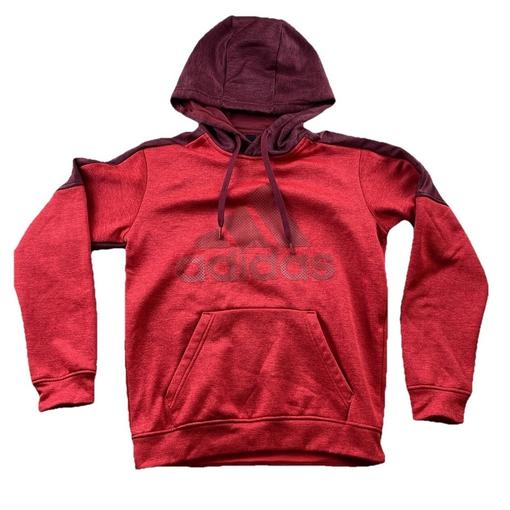 Adidas Climawarm Hoodie Red Size S
